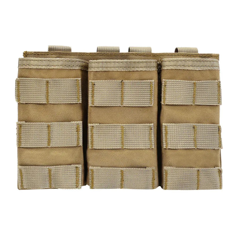حقيبة مجلات ثلاثية التكتيكية مولي من SINAIRSOFT، حامل مجلة بندقية 5.56 7.62 Airsoft