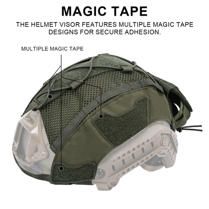 SINAIRSOFT Tactical Helmet Cover For FAST Helmet NVG Battery Pouch