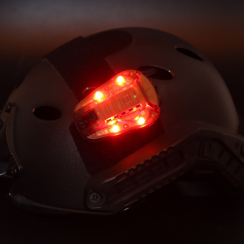 SINAIRSOFT Tactical Airsoft Red Green Manta Strobe Light Helmet Lamp Flash