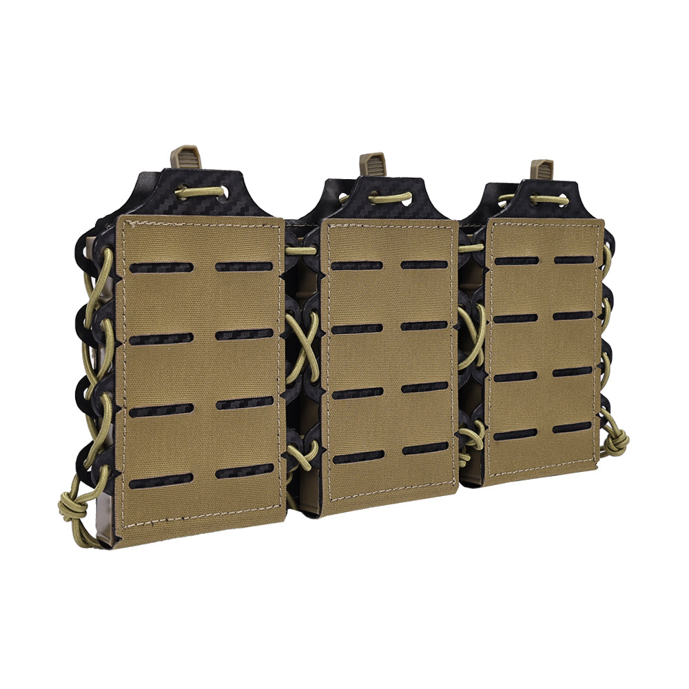 SINAIRSOFT Tactical Molle Triple Mag Magazine Pouch 5.56/7.62mm