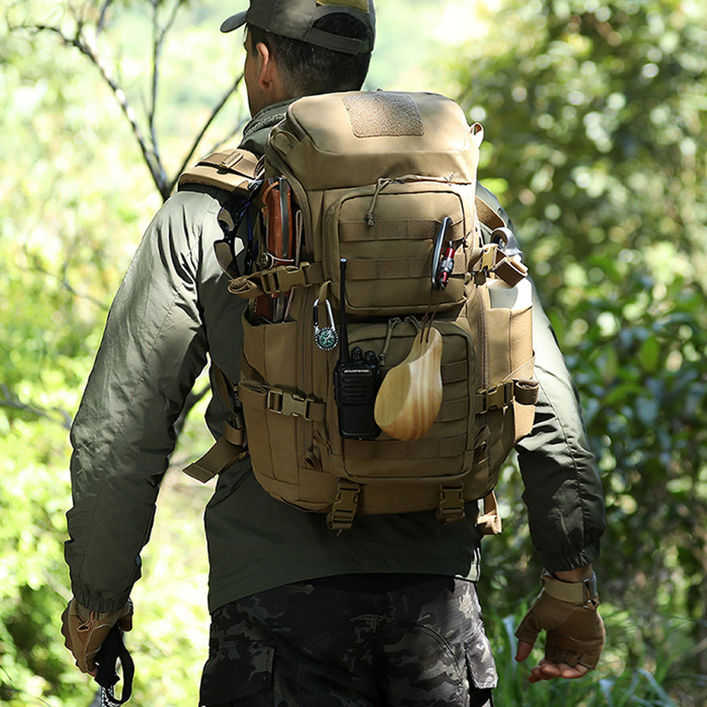 SINAIRSOFT حقيبة ظهر تكتيكية 40 لتر للسفر والتنقل في الأماكن المفتوحة