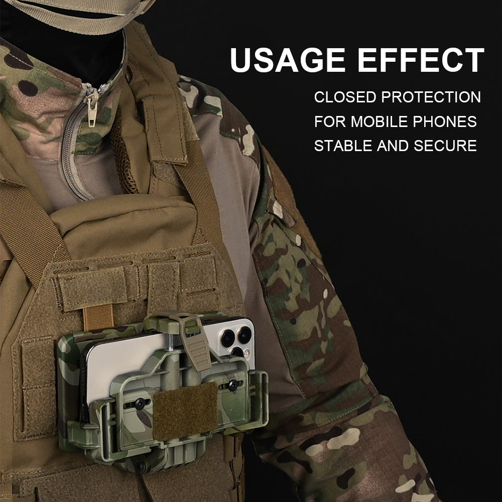 SINAIRSOFT Tactical Folded Vest Front Molle Navigation Board Holder