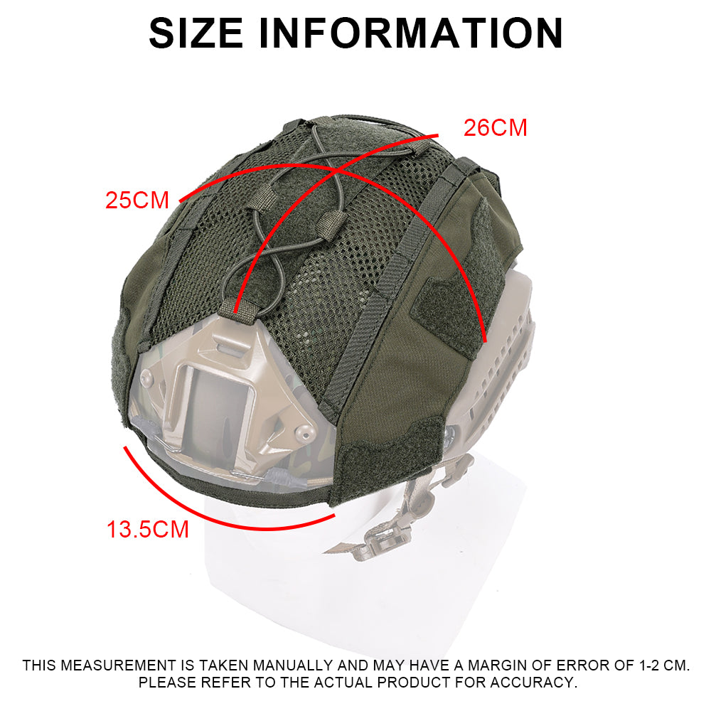 SINAIRSOFT Tactical Helmet Cover For FAST Helmet NVG Battery Pouch
