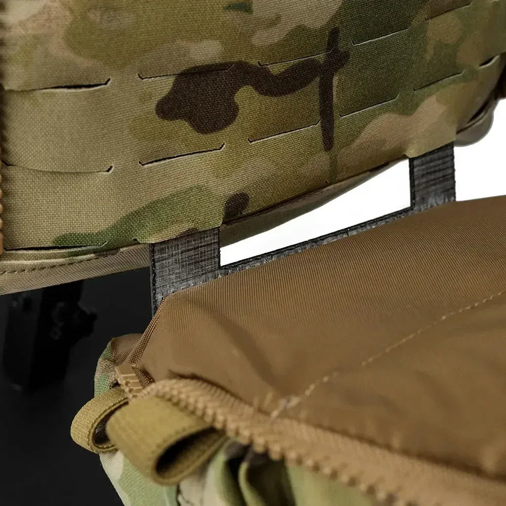 EMERSONGEAR With Zipper Double Pouch for FRO Style V5 Vest Back Panel