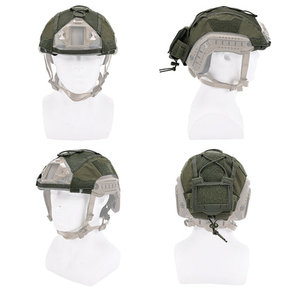 SINAIRSOFT Tactical Helmet Cover For FAST Helmet NVG Battery Pouch