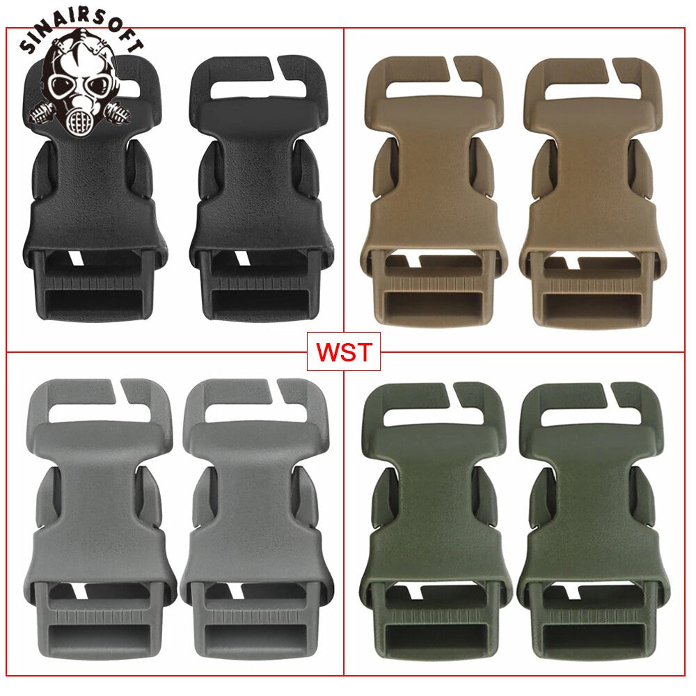 SINAIRSOFT Tactical 1" QASM SRB Buckle Quick Mount Mil-spec MOLLE PALS Webbing Attach Vest
