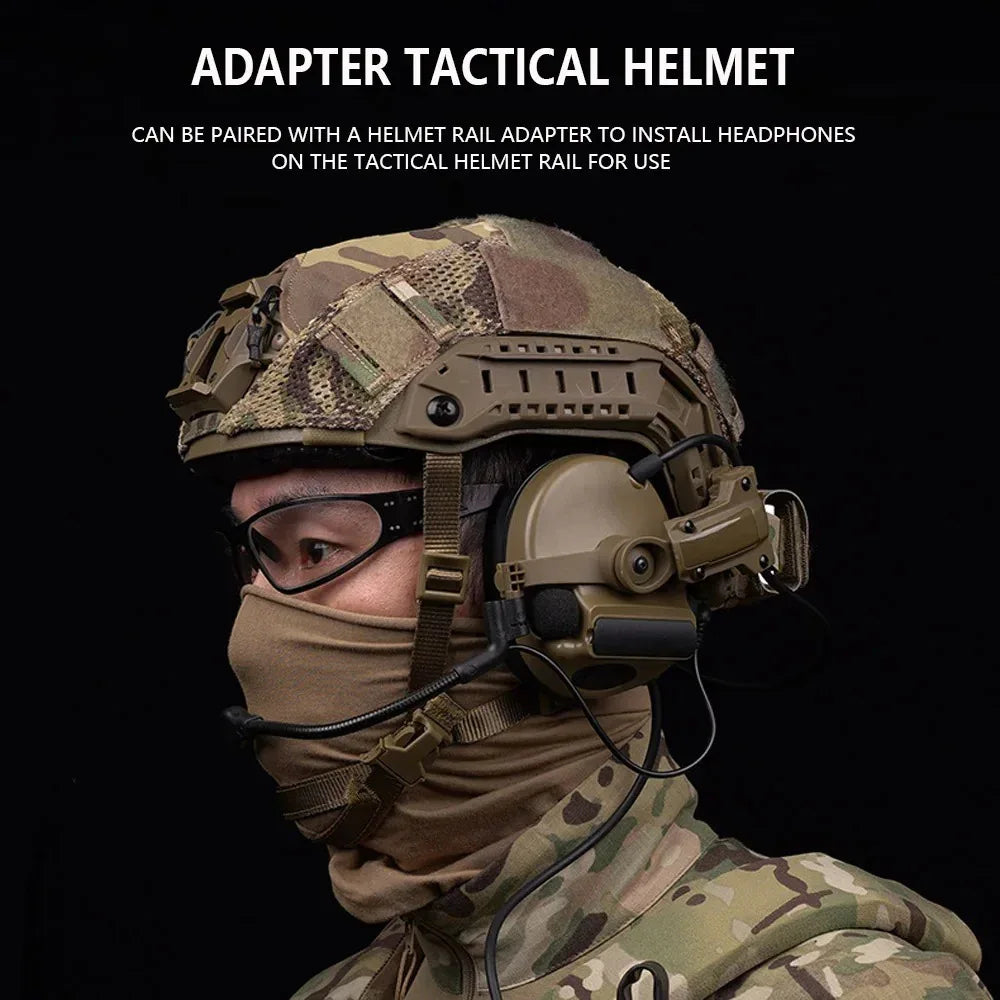 SINAIRSOFT Tactical Headset Helmet Noise Canceling Headphone