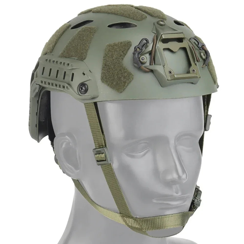 خوذة SINAIRSOFT التكتيكية خوذة SF FAST فائقة التغطية وخفيفة الوزن لحماية الرأس