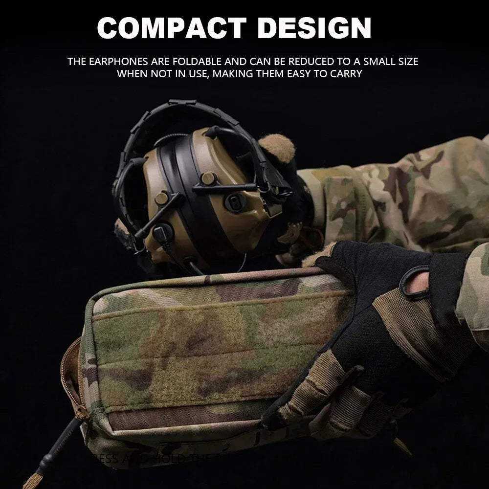 SINAIRSOFT Tactical Headset Helmet Noise Canceling Headphone