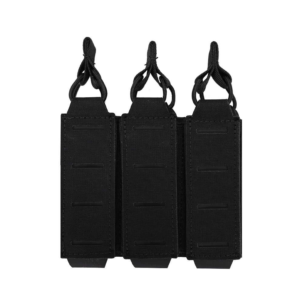 SINAIRSOFT Tactical LSR Triple Magazine Pouch 9mm Laser Cut Molle