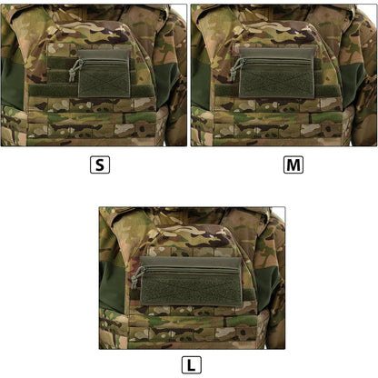 SINAIRSOFT Tactical Micro Flat Zipper Pouch Portable Storage Bag