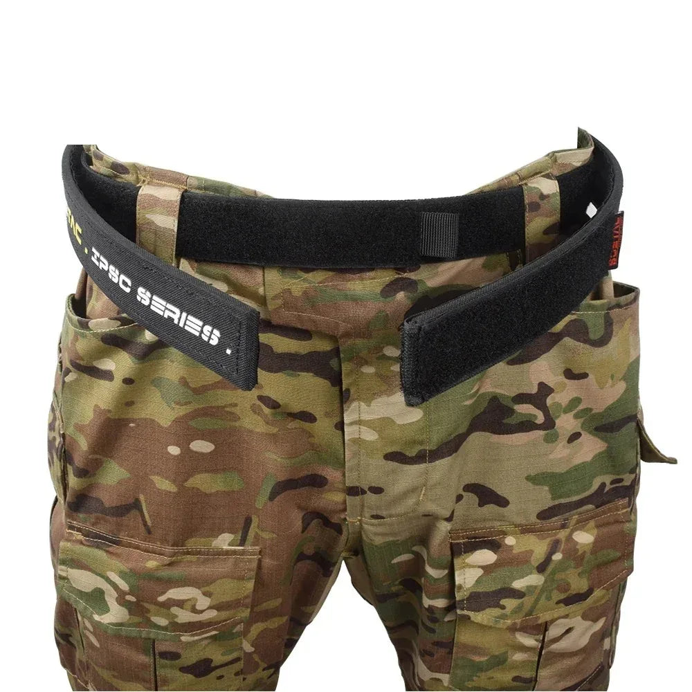 حزام الرماية SINAIRSOFT IPSC بطبقتين حزام قتالي تكتيكي لمسدس الأيرسوفت