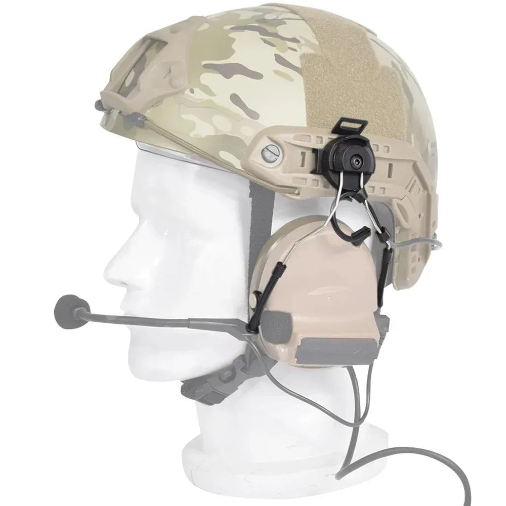 قاعدة تثبيت محول قضيب الخوذة التكتيكي من SINAIRSOFT، حامل سماعة رأس Airsoft لقضيب خوذة Ops-Core