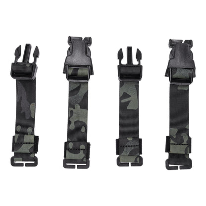 SINAIRSOFT Tactical Chest Rig Vest Adapter Kit Set MOLLE Strap 1” Buckle Clips