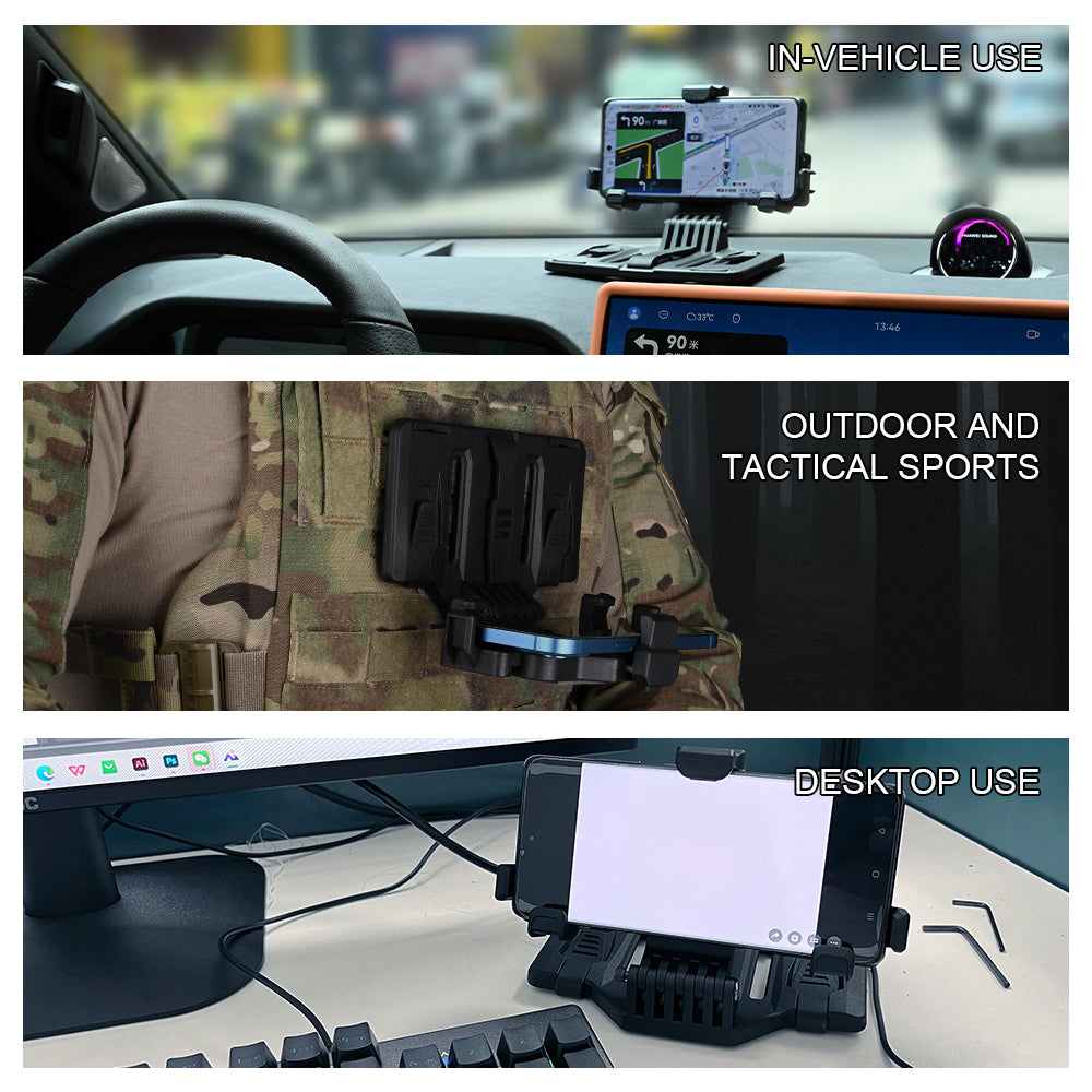SINAIRSOFT Tactical Folded Vest Front Molle Navigation Board Holder
