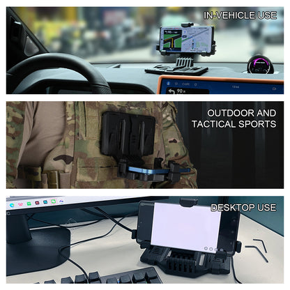SINAIRSOFT Tactical Folded Vest Front Molle Navigation Board Holder
