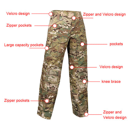 SINAIRSOFT Tactical Anti-Scratch And Wear-Resistant Frog Suit Trousers