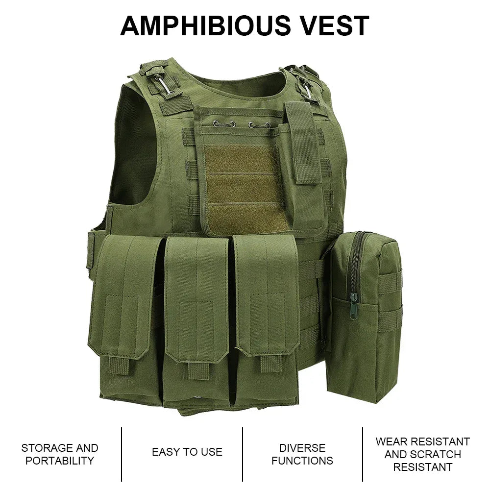 SINAIRSOFT Taktika Vesto Molle Batala Struma Plato-Portilo por Paintbalo