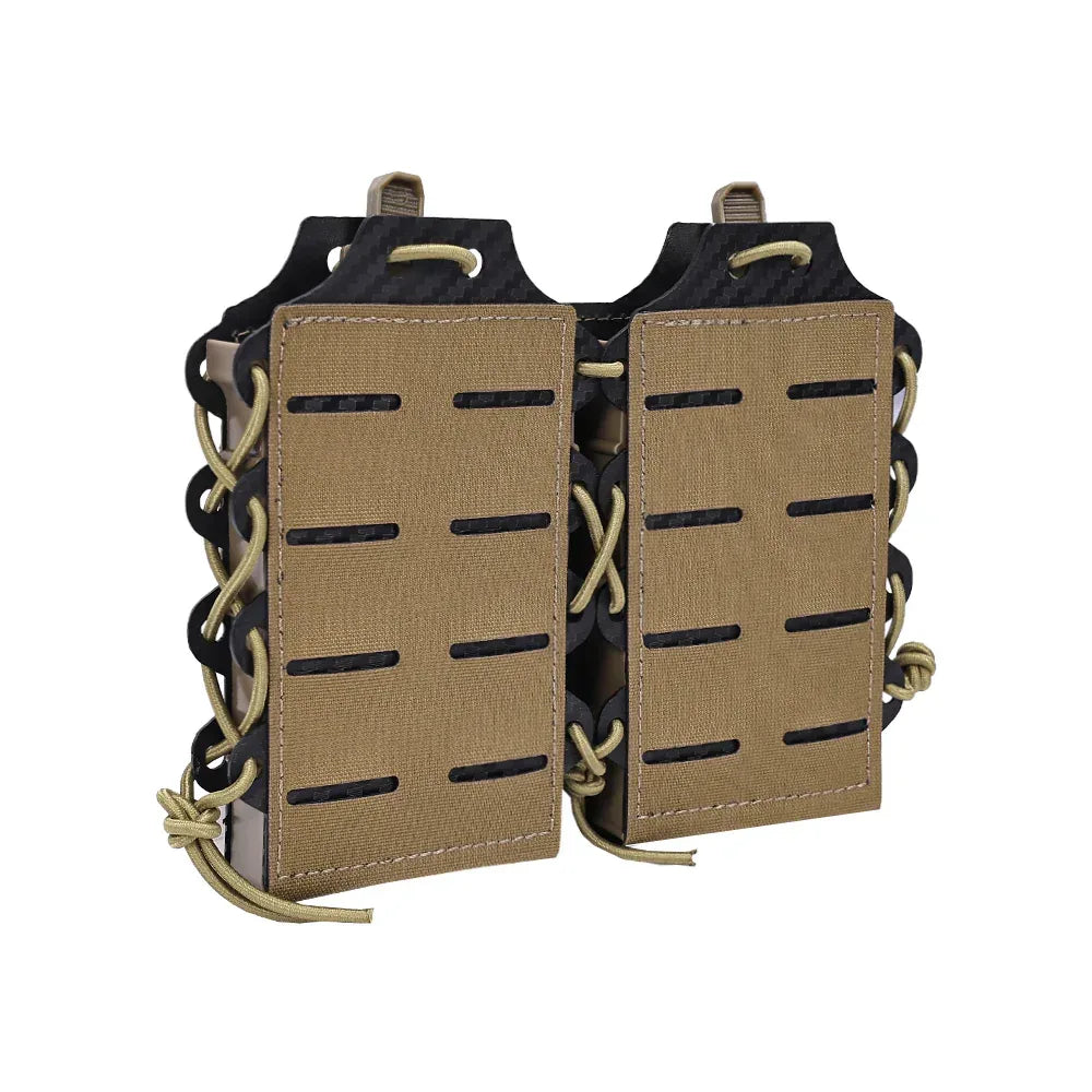 SINAIRSOFT حافظة مخازن مزدوجة 5.56/7.62 حامل مخازن بنظام MOLLE