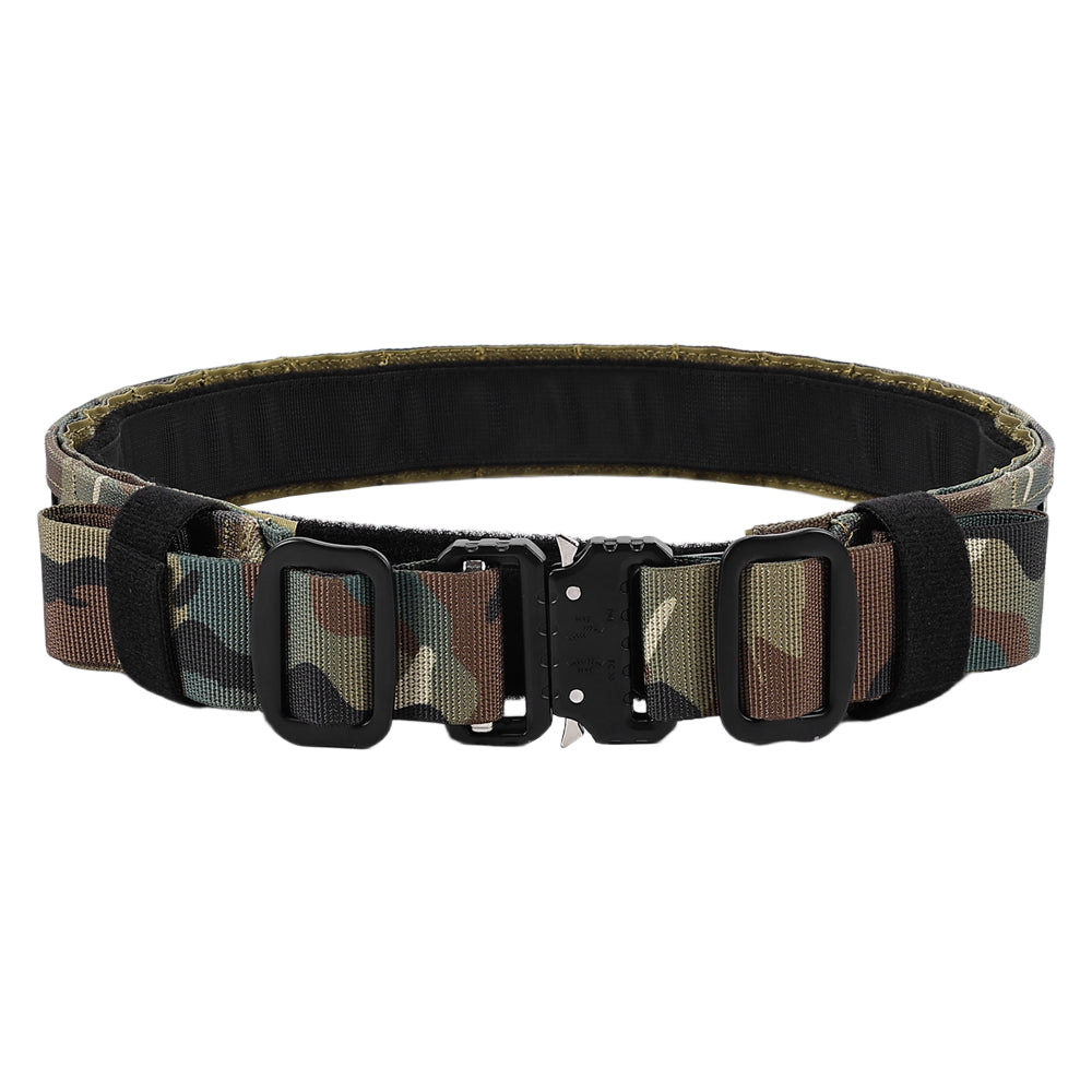 SINAIRSOFT Tactical MOLLE Combat Belt Outer Inner Belt QD Metal Buckle Hunting Gear