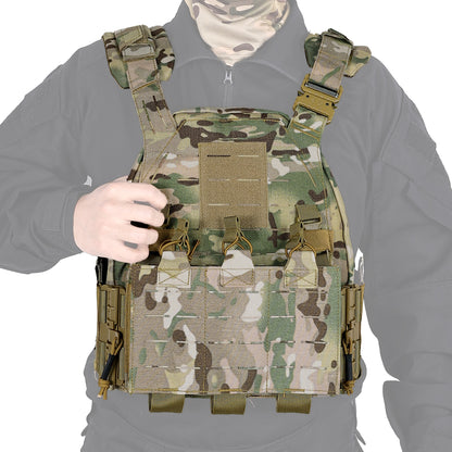SINAIRSOFT Tactical Vest Adjustable CS Plate Carried Vest Quick Release laser cut