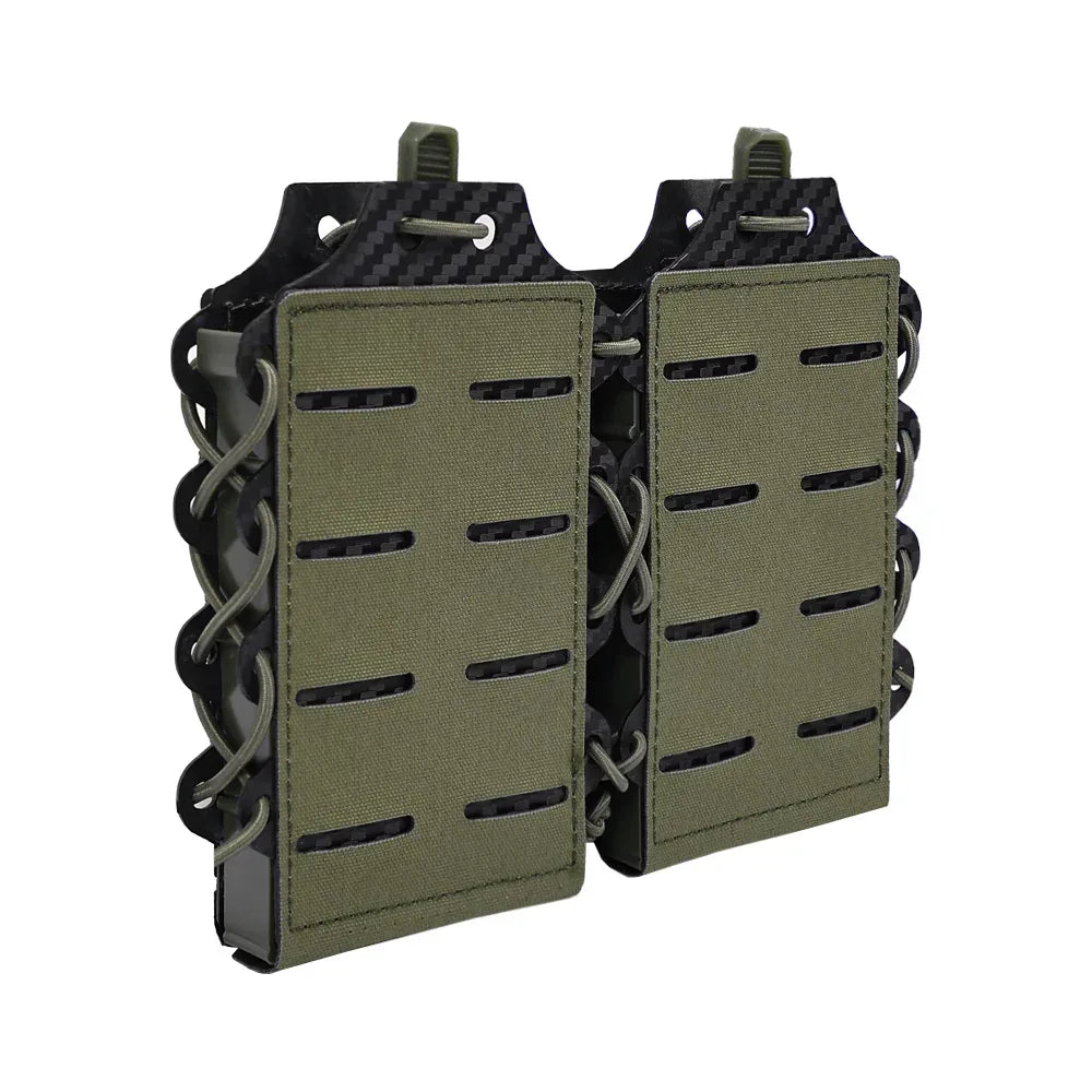 SINAIRSOFT حافظة مخازن مزدوجة 5.56/7.62 حامل مخازن بنظام MOLLE