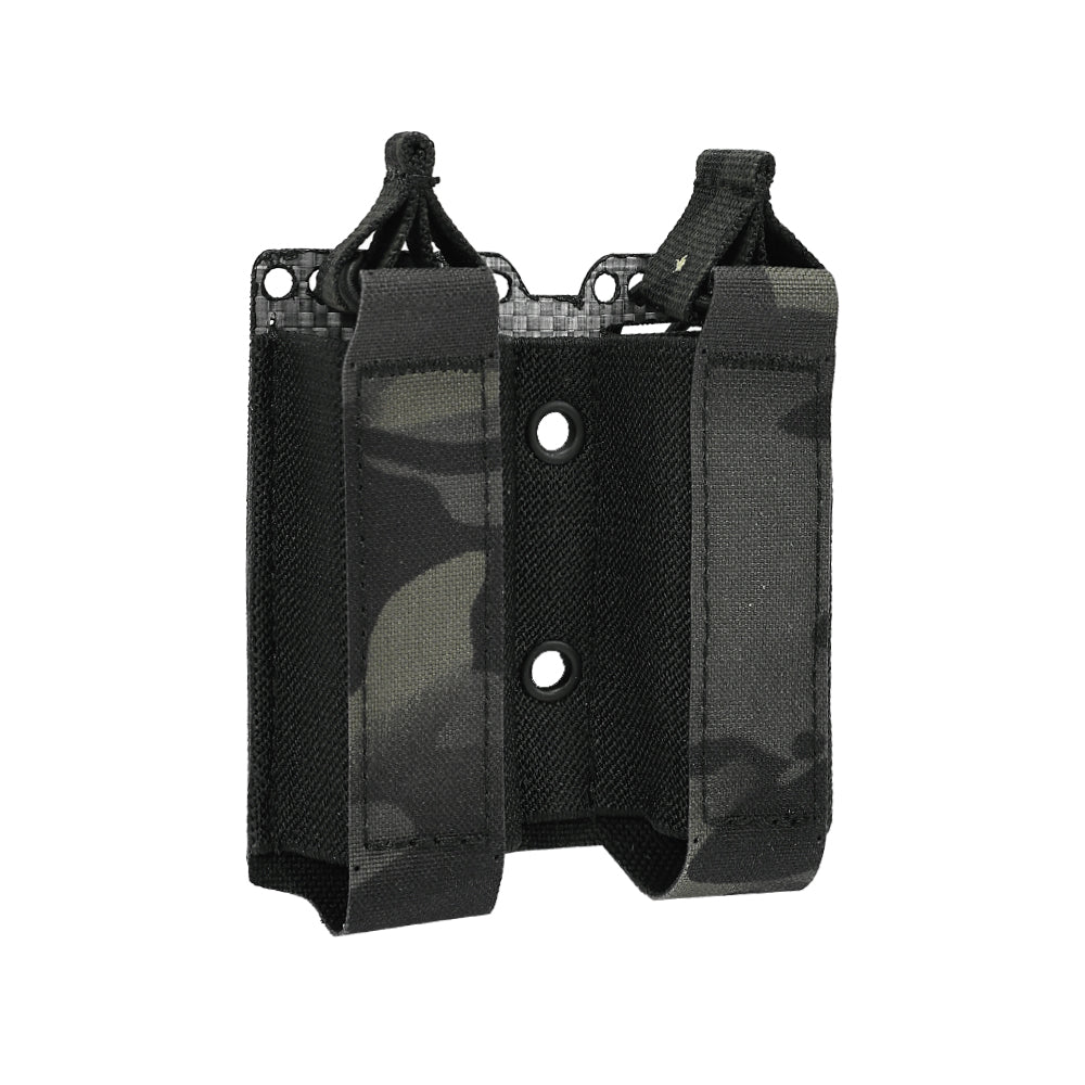 SINAIRSOFT Tactical Pistol 9mm Double Magazine Pouch Molle Tegris