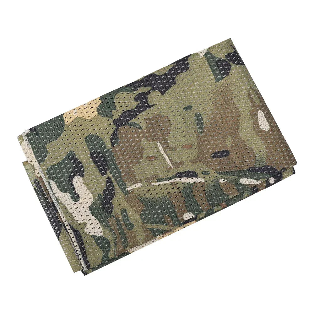 SINAIRSOFT وشاح شبكي مموه تكتيكي للرأس والرقبة وقناع وجه القناص