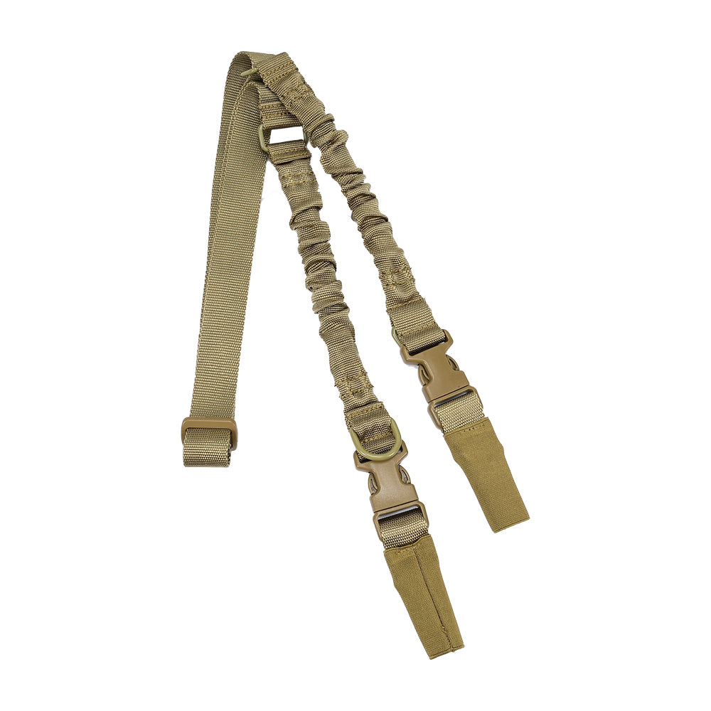 SINAIRSOFT Tactical Two Dual Point Sling Adjustable Bungee Hunting Rifle Gun Airsoft Strap