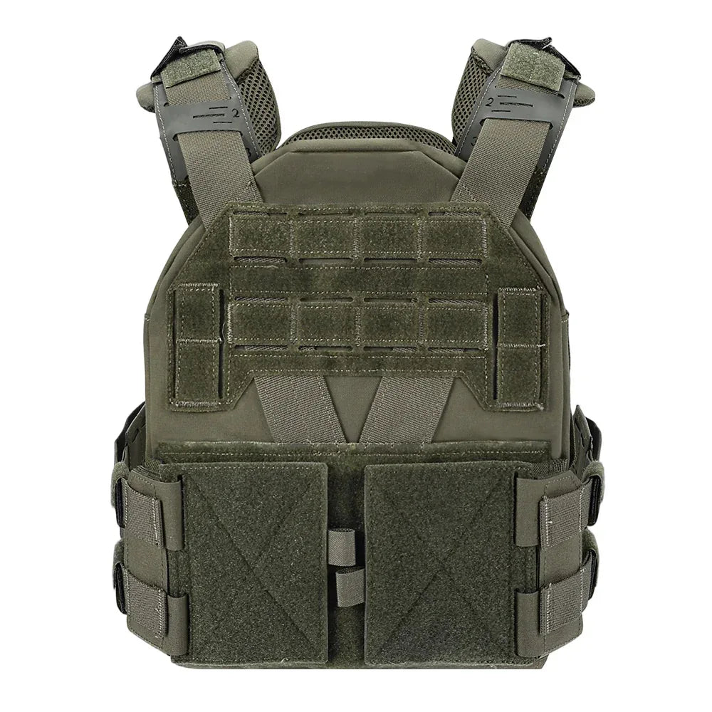 SINAIRSOFT KZ Plate Carrier سترة تكتيكية سريعة التحرير منخفضة الارتفاع بنظام مولي