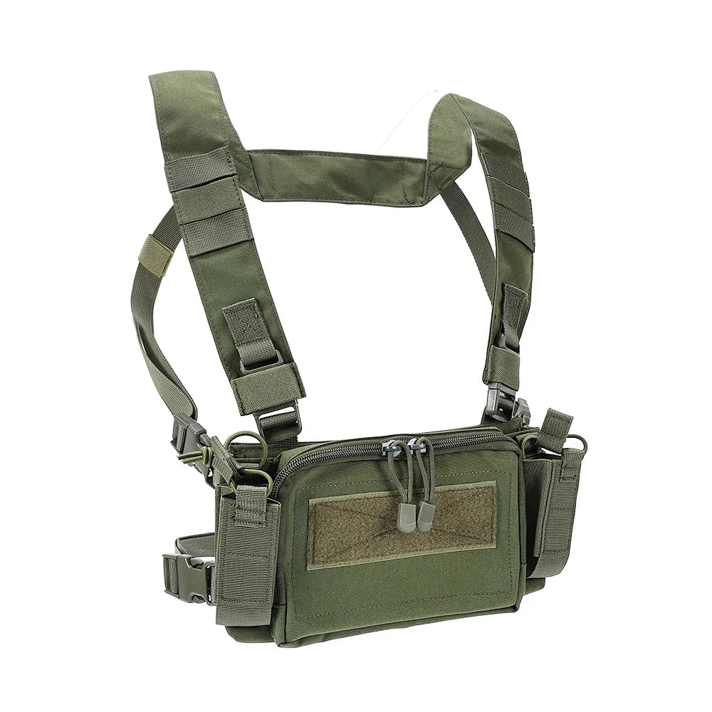 سترة تكتيكية للصدر من SINAIRSOFT، طقم حمالات CRM، حامل ذخيرة M4 5.56 مسطح الظهر