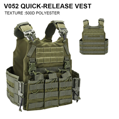 SINAIRSOFT Tactical Quick Release Vest Lightweight Utility Molle