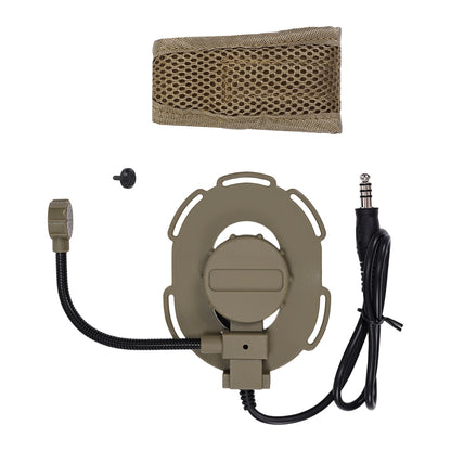 SINAIRSOFT Z TAC Tactical Bowman EVO III Doulbe Side Headset L/R Dual Side MIC Config
