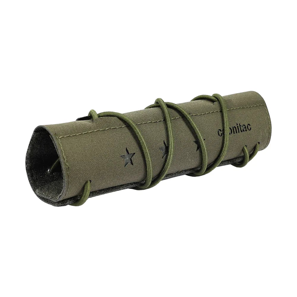 غطاء كاتم صوت تكتيكي SINAIRSOFT مقاس 7 بوصات عازل حراري واقي بالليزر