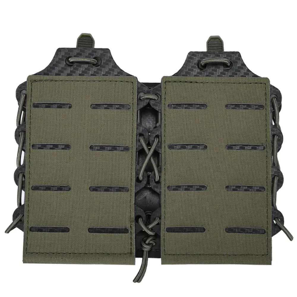 SINAIRSOFT حافظة مخازن مزدوجة 5.56/7.62 حامل مخازن بنظام MOLLE
