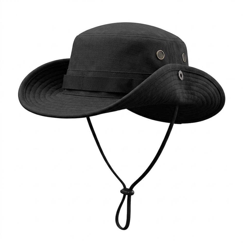 SINAIRSOFT Camo Tactical Boonie Hat, Wide Brim Outdoor Bush Sun Protection Cap