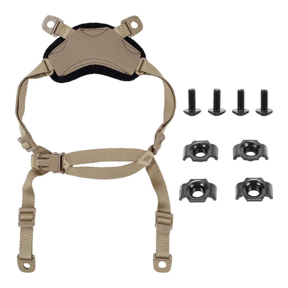 حزام تعليق الخوذة التكتيكية قابل للتعديل SINAIRSOFT Tactical Helmet General Suspension X-Nape