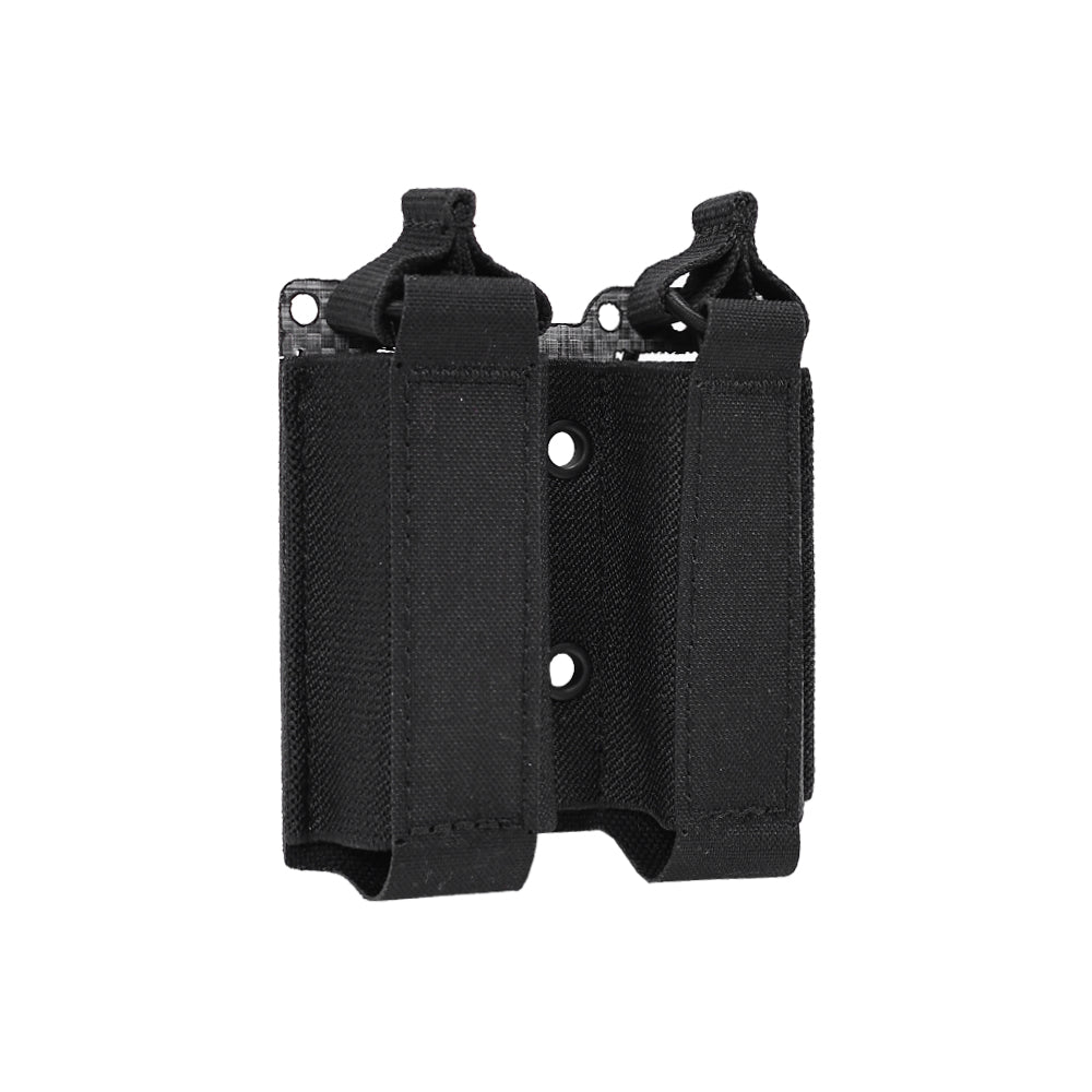 SINAIRSOFT Tactical Pistol 9mm Double Magazine Pouch Molle Tegris