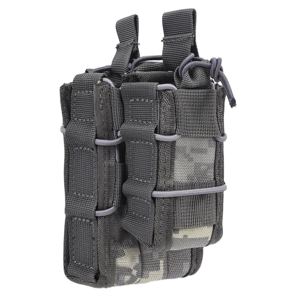 SINAIRSOFT Molle 5.56 7.62 حافظة مجلة فردية مزدوجة حقيبة خصر لحقائب السترة