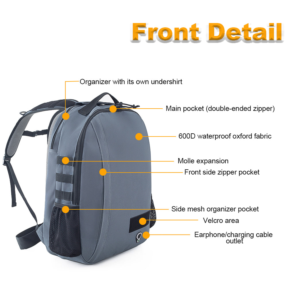 SINAIRSOFT Tactical Backpack Quick Release Stealth Vest Dual Purpose