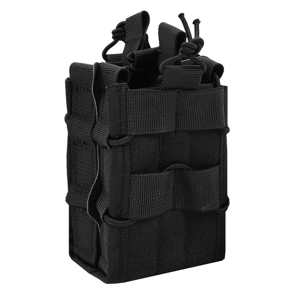 SINAIRSOFT Molle 5.56 7.62 حافظة مجلة فردية مزدوجة حقيبة خصر لحقائب السترة