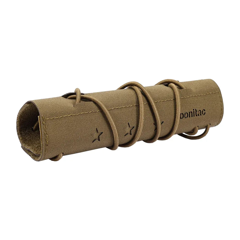 غطاء كاتم صوت تكتيكي SINAIRSOFT مقاس 7 بوصات عازل حراري واقي بالليزر