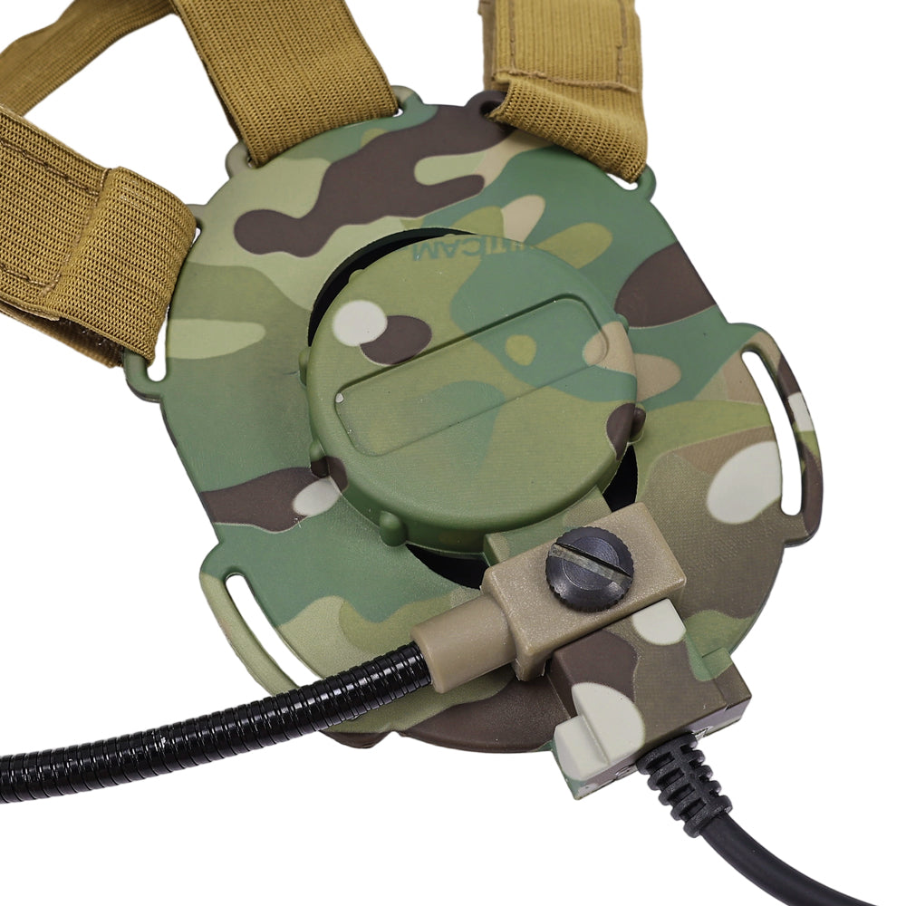 SINAIRSOFT Z TAC Tactical Bowman EVO III Doulbe Side Headset L/R Dual Side MIC Config
