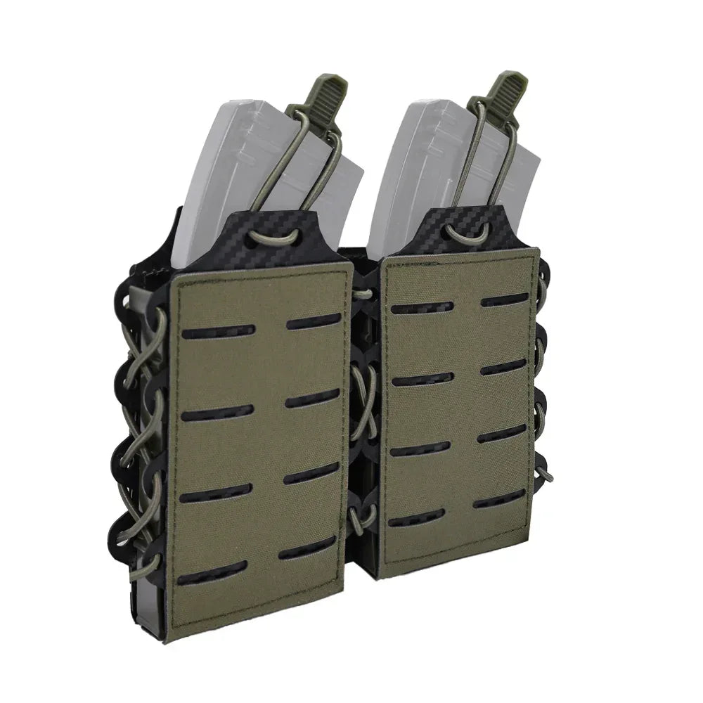 SINAIRSOFT حافظة مخازن مزدوجة 5.56/7.62 حامل مخازن بنظام MOLLE