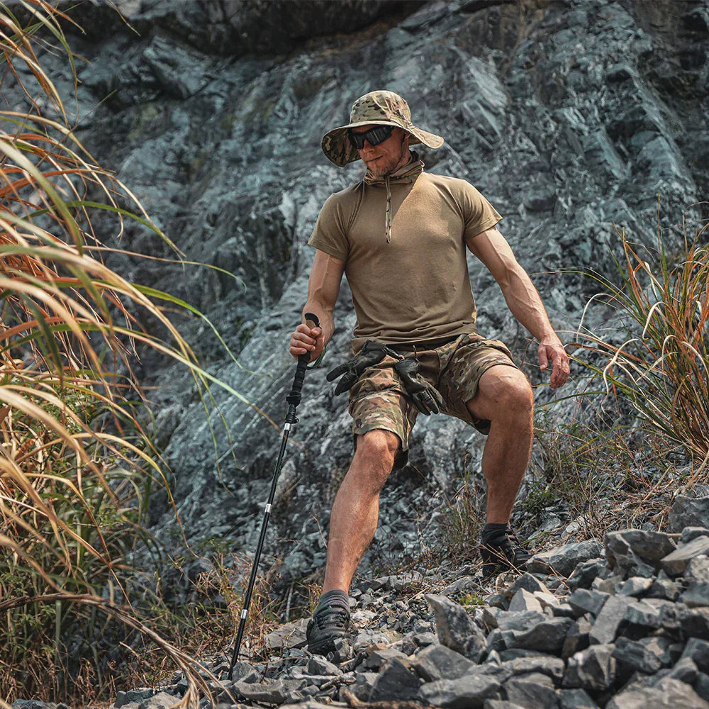 Emersongear® Modular Sun Shield Cap - Detachable Mask & Neck Guard