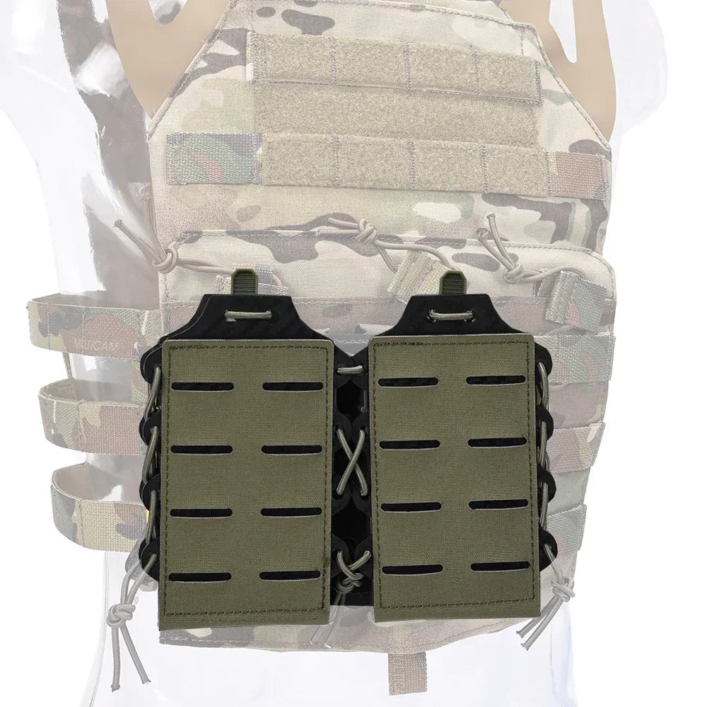 SINAIRSOFT Double 5.56/7.62 Magazine Pouch MOLLE Magazine Holder