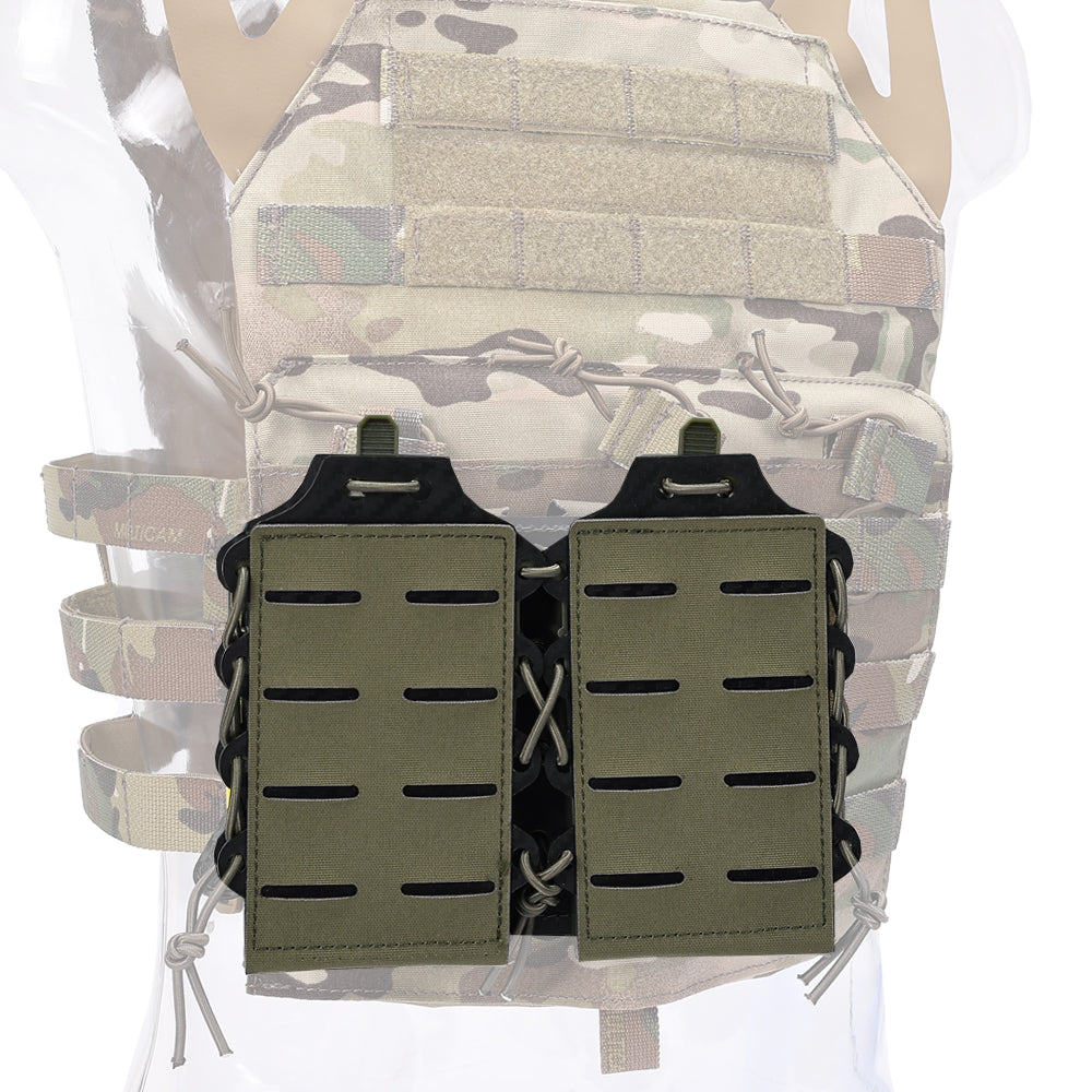 SINAIRSOFT Double 5.56/7.62 Magazine Pouch MOLLE Magazine Holder