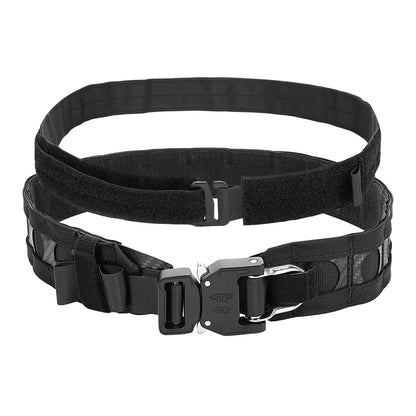 SINAIRSOFT Tactical Bison Belt MOLLE Quick Release D-Ring Buckle Belt