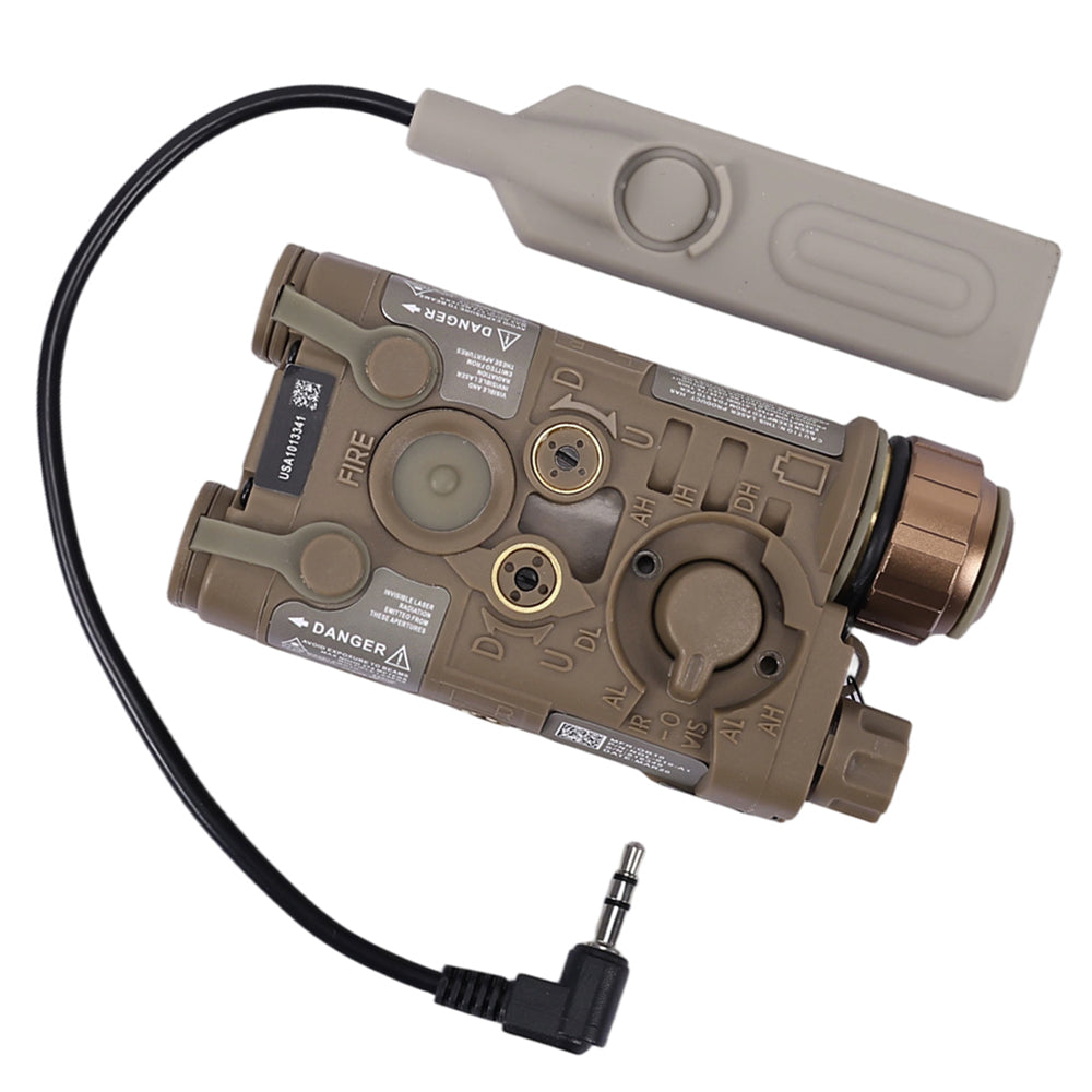 Tactical Red IR Laser Pointer Sight LED Flashlight Battery Box