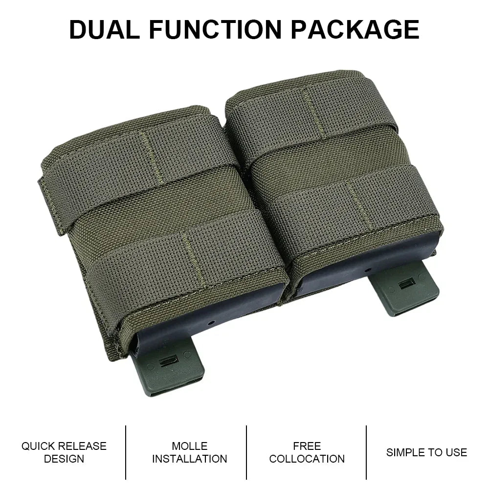 جراب مجلة SINAIRSOFT التكتيكي 5.56 مم مزدوج KYWI Molle